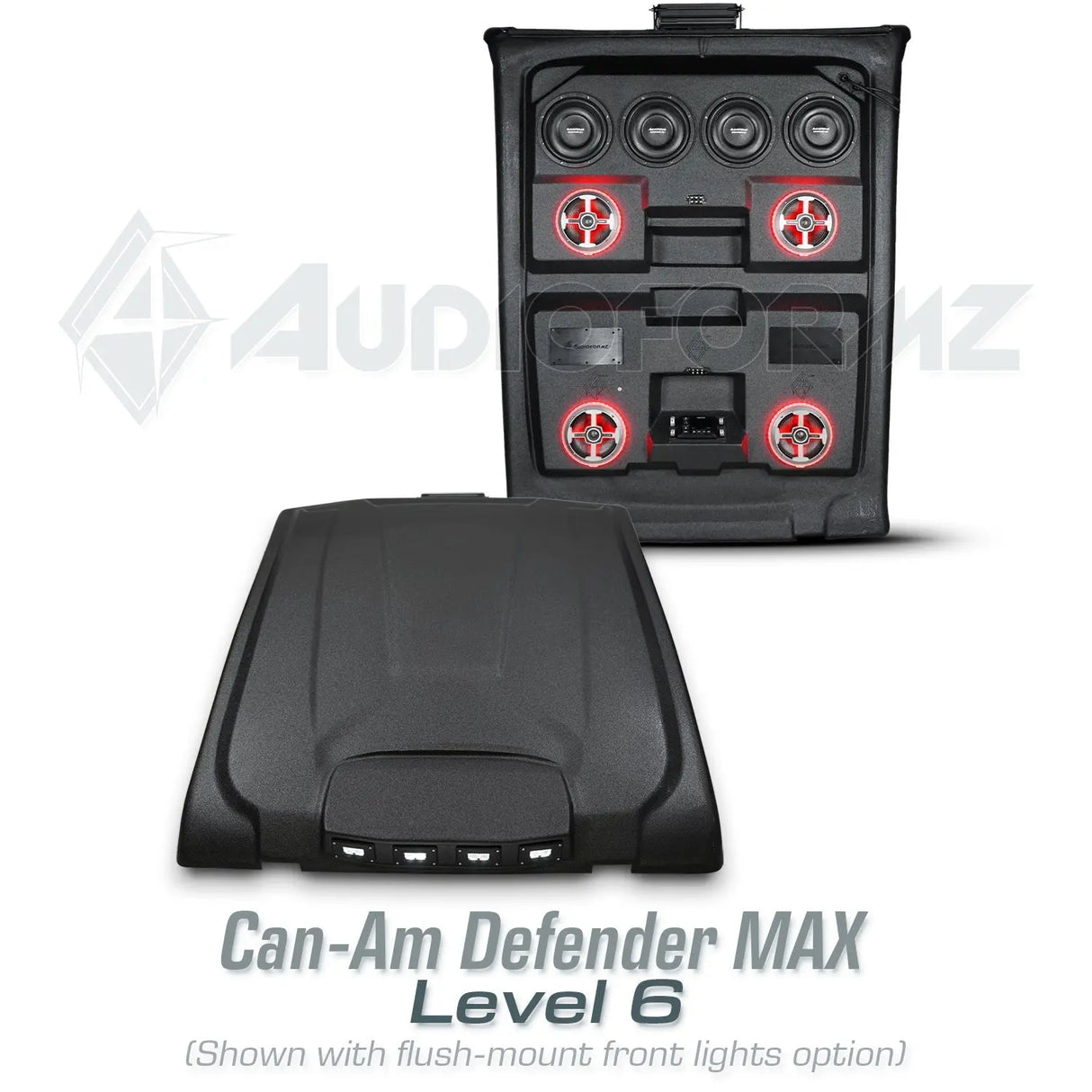 2016+ Can-Am Defender MAX HD7-HD10 Stereo Tops (4-Door) Can-Am