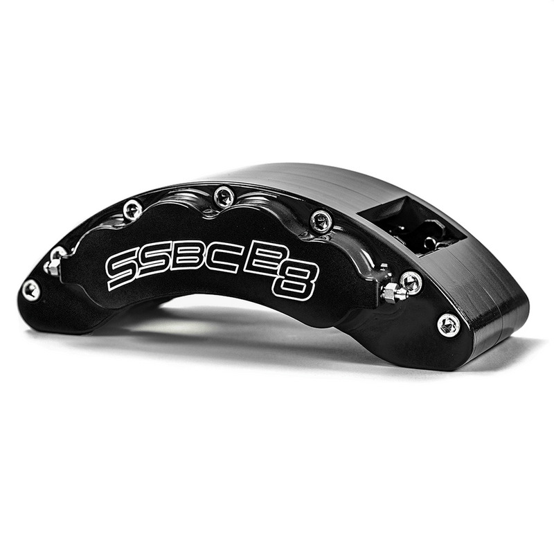 American Made B8-Barbarian 8-Piston Rear Caliper Assembly W/Pads. Black CPA-22298B