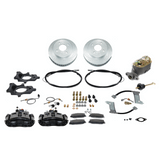 New Direct Fit Rear Drum to Disc Brake Conversion Kit W/DS Rotors (4 Lug). A112-93BK-DS