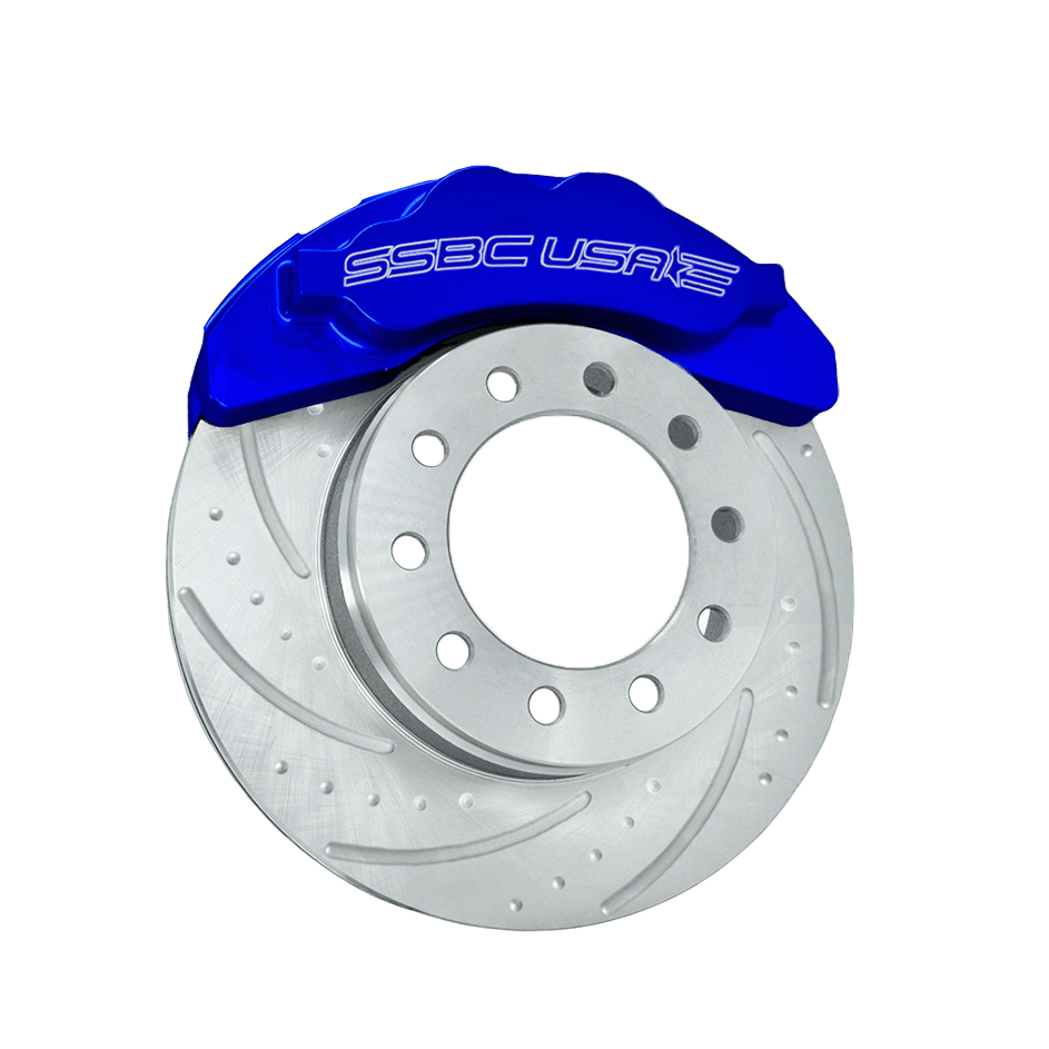 American Made B8 Beast 8-Piston Direct Fit Billet Aluminum Front Caliper Upgrade Kit. Blue A424-20BU