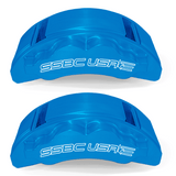 American Made B8 Beast 8-Piston Direct Fit Billet Aluminum Front Disc Brake Kit W/DS Rotors. Blue A424-20BU-DS