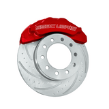 American Made B8 Beast 8-Piston Direct Fit Billet Aluminum Front Caliper Upgrade Kit. Red A424-20R