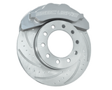 American Made B8 Beast 8-Piston Direct Fit Billet Aluminum Front Disc Brake Kit W/DS Rotors. Clear A424-20-DS