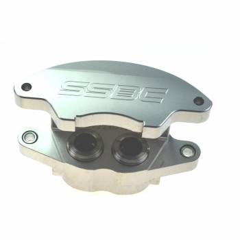American Made Super Twin HD 2-Piston Billet Aluminum Front Drum to Disc Brake Conversion Kit W/Rotors. Clear W123-ADS