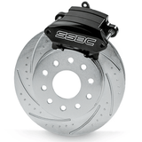 American Made Sport R1 Billet Aluminum Rear Drum to Disc Conversion Brake Kit W/Rotors. Black W125-26BK