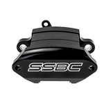 American Made Sport R1 Billet Aluminum Rear Drum to Disc Conversion Brake Kit W/Rotors. Black W125-26BK