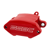 American Made Sport R1 Billet Aluminum Rear Drum to Disc Conversion Brake Kit W/Rotors. Red W125-26R