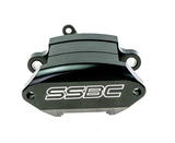 American Made Sport R1 Billet Aluminum Rear Drum to Disc Brake Conversion Kit W/Rotors. Black W155-3BK