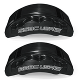 American Made B8 Beast 8-Piston Direct Fit Billet Aluminum Front Caliper Upgrade Kit. Black A424-20BK
