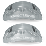American Made B8 Beast 8-Piston Direct Fit Billet Aluminum Front Caliper Upgrade Kit. Clear A424-20