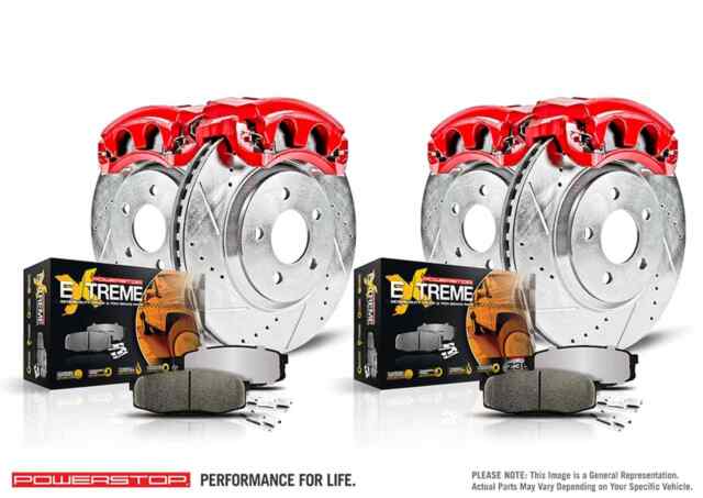 PowerStop Full Brake Kit W/ Red calipers 4G 4th Gen Far From Stock