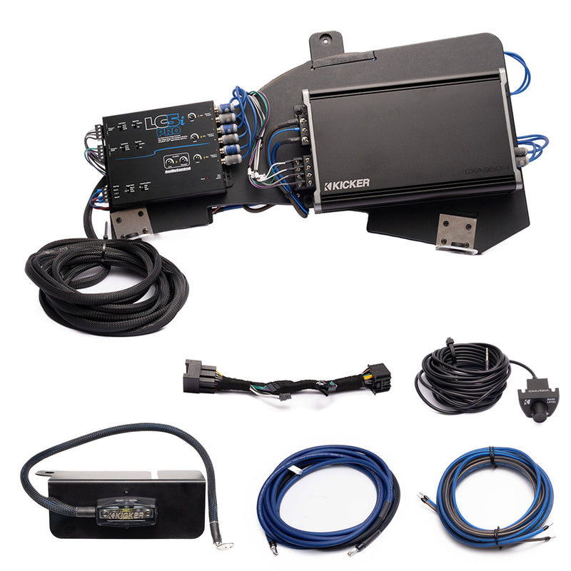 Kicker Plug & Play Dual CX Amp Kit Bundle Upgrade 2 & 4-Door (NON-B&O System) | '21 - Current Ford Bronco
