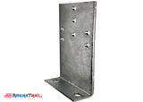 12" Vertical Bunk Bracket for Big Wood Bunks - 12" H x 5" Wide - Galvanized Finish