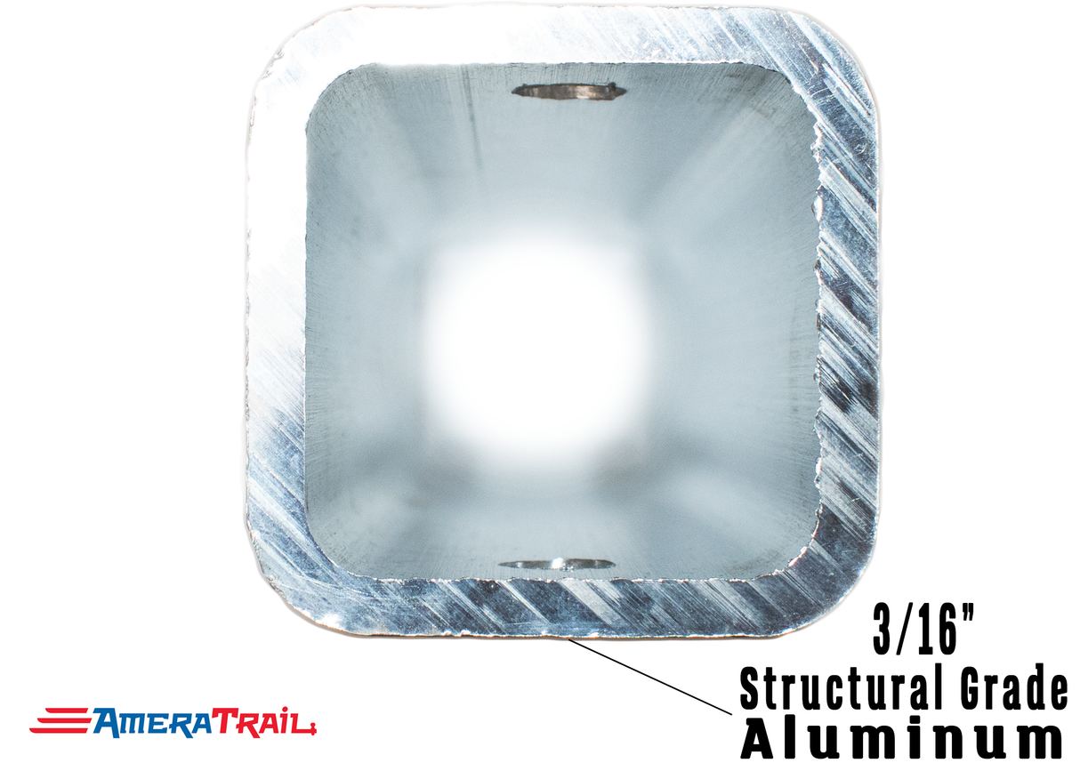 Dual Support Adjustable Bunk Bracket System - Complete Kit, All Stainless-Steel Hardware