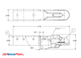 2 5/16" Coupler, 15K Capacity, Auto Latch w/ Attached Coupler Pin