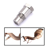 2PCS CEL Check Engine Light Oxygen Sensor Adapter M18 x 1.5 CEL On Fix Engine Light Eliminator Bung Kit Catalystic Converter