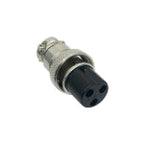 3-Pin CB Microphone Connector – Female, Solder-Type for Radio Mics C3 TekShack