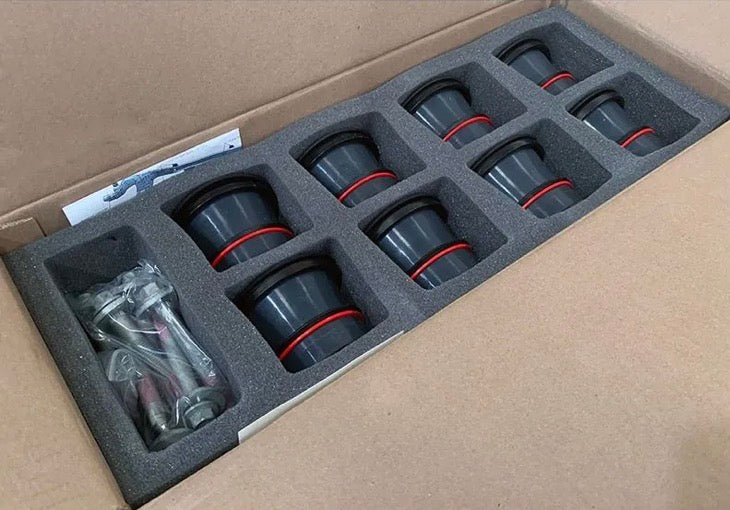S&B Filters Body Mount Kit for Ford Super Duty Crew Cab 2008-2016, 5.4L-6.7L, Silicone Bushings