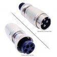 ADAPTER CONVERTS 5 PIN STANDARD RADIO JACK TO USE A 4 PIN MICROPHONE TekShack