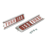 Hood Side Emblems - 1967 Ford F-Series Dennis Carpenter