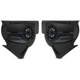 Can-Am Maverick X3 Front Door Speaker Panels with 6.5" NXL-IQ6/BK and Digital LED Lighting