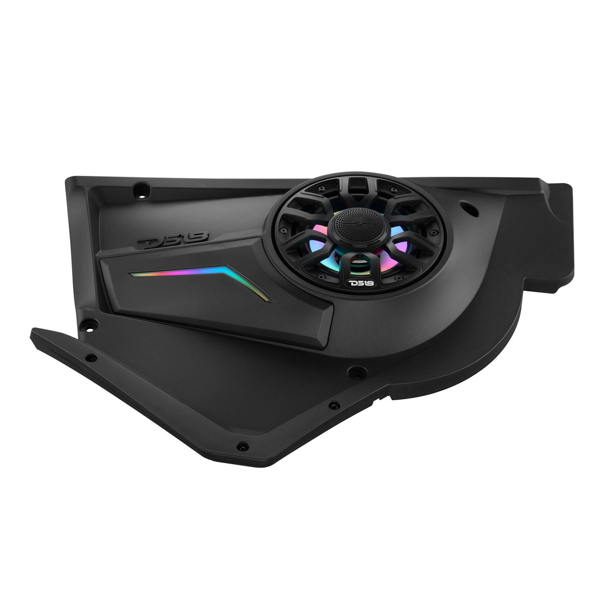 Can-Am Maverick X3 Front Door Speaker Panels with 6.5" NXL-IQ6/BK and Digital LED Lighting