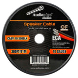 300FT 10AWG Speaker Cable (CABV-10-300 BLK) Audiopipe