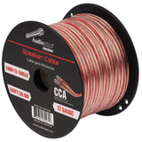100FT 12AWG Speaker Cable (CABV-12-100CLR) Audiopipe