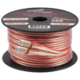 50FT 12AWG Speaker Cable (CABV-12-50CLR) Audiopipe