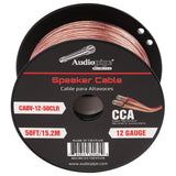 50FT 12AWG Speaker Cable (CABV-12-50CLR) Audiopipe