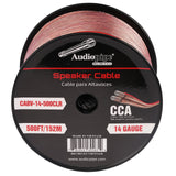 500FT 14AWG Speaker Cable (CABV-14-500CLR) Audiopipe