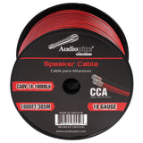 1000FT 18AWG Speaker Cable (CABV-18-1000BLK) Audiopipe