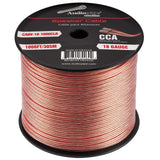 1000FT 18AWG Speaker Cable (CABV-18-1000CLR) Audiopipe