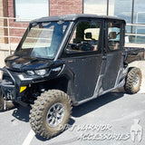 CANAM DEFENDER 4-SEAT Cab Enclosure "THE VAULT" 2016+ Upper Side Doors & Panels to go with Super ATV Doors (Patent Pending)