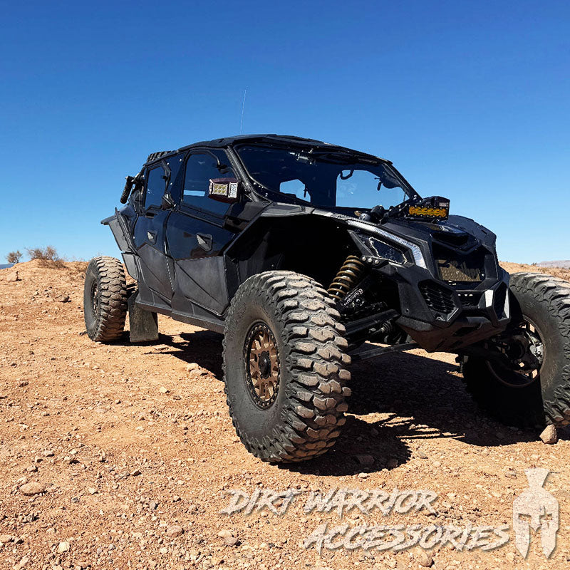 CANAM X3 4-SEAT Cab Enclosure "THE VAULT" Upper Side Doors & Panels (patent pending)