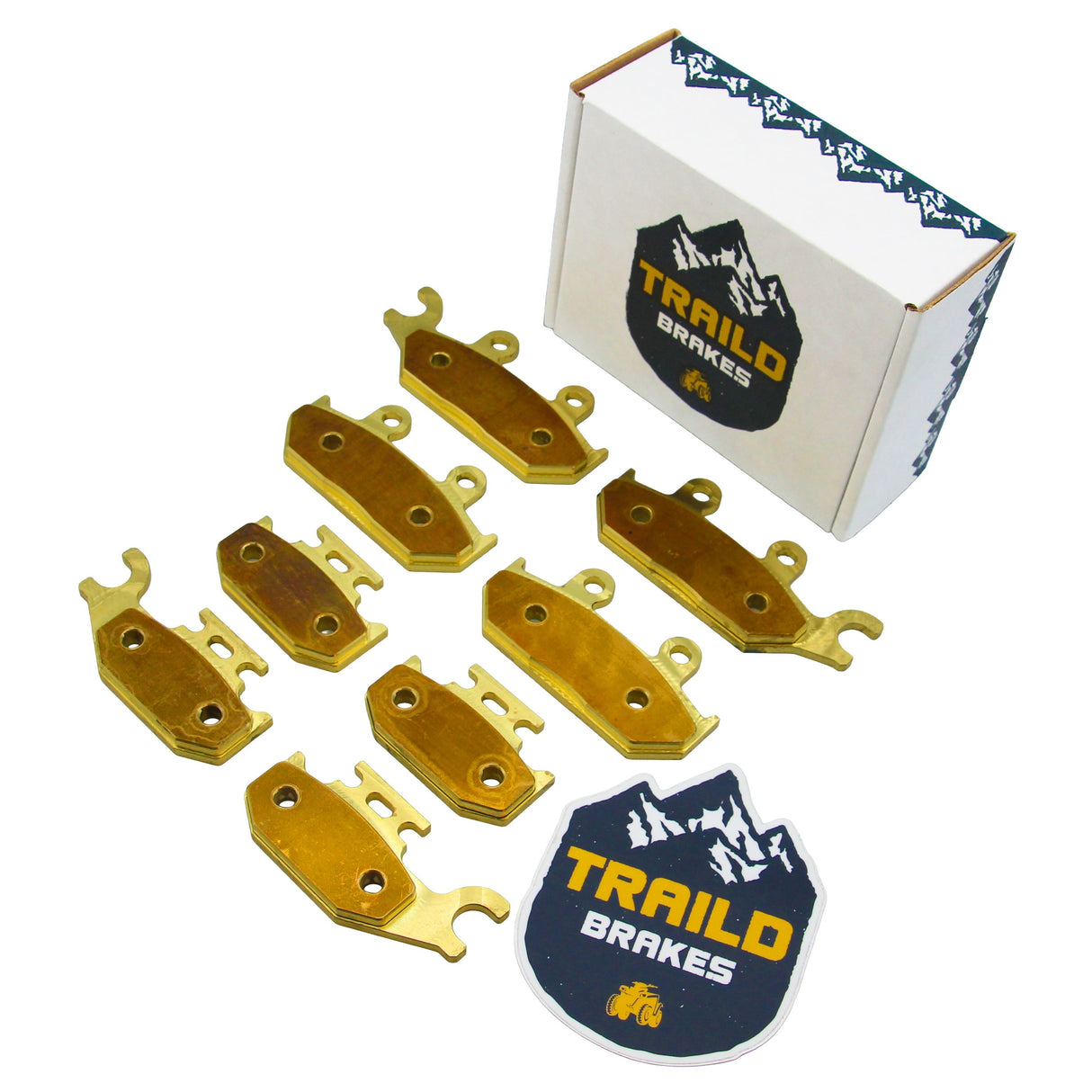 Can-Am Maverick MAX/XDS/XMR 2013-2018 Brass Brake Pad Set Traild