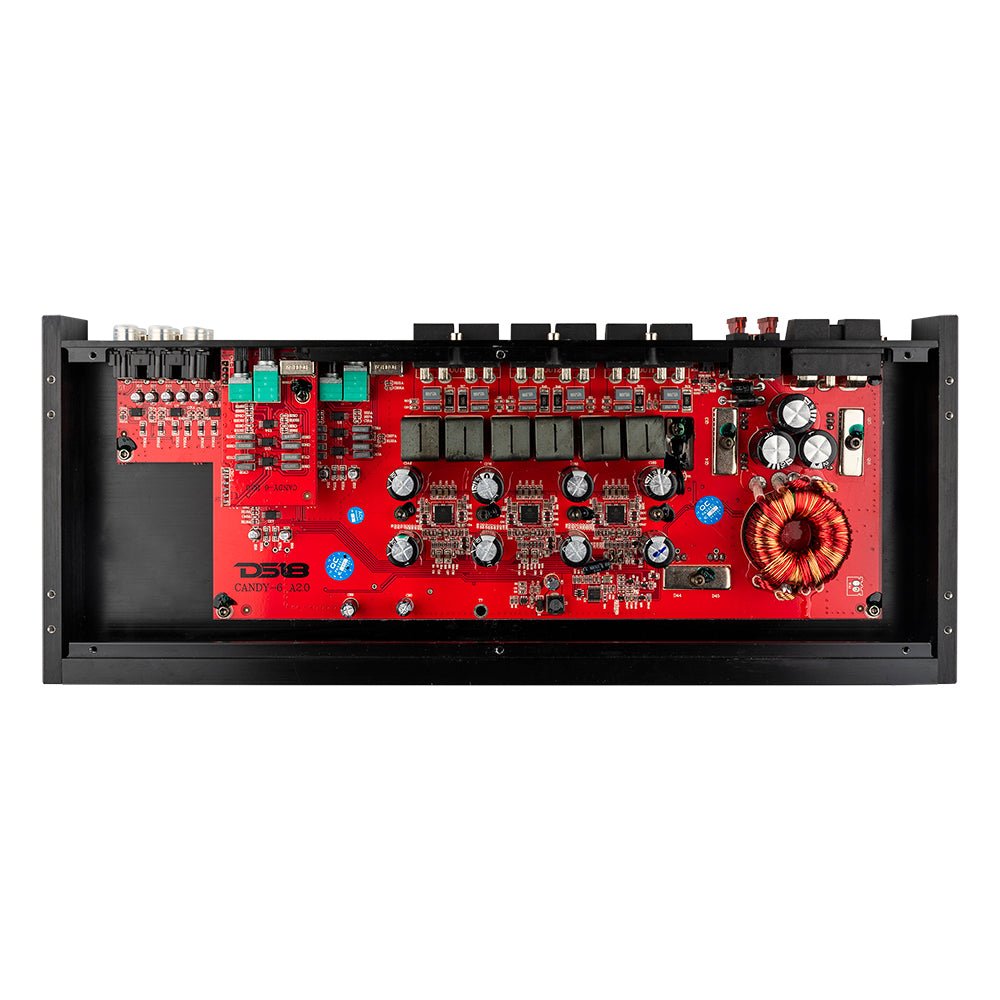 DS18 CANDY-6  Full-Range Class D 6-Channel Car Amplifier 1800 Watts