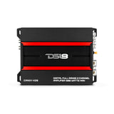 DS18 Golf Cart Package - 2 x 6.5” Marine Speakers +1 x 2 Ch Amp +1 x AMPKIT8 +1 x ENSBTRC-SQ, BLACK or WHITE.