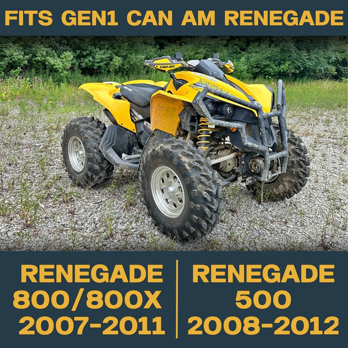 Can Am Renegade 800/500 2007-2012 Ceramic Brake Pad Set Traild