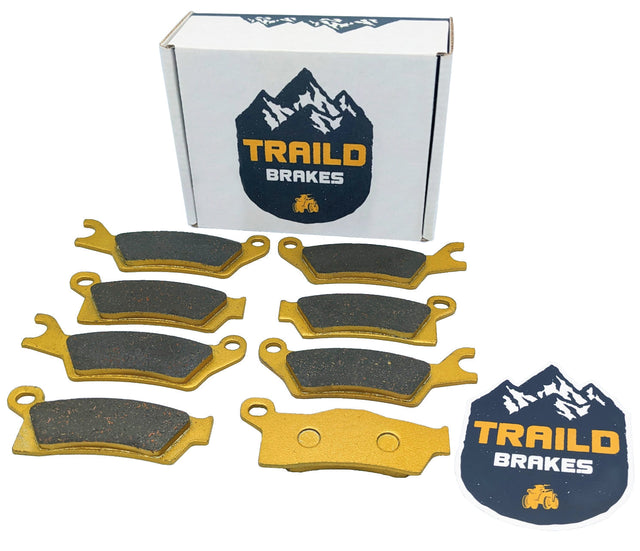 Can-Am Outlander 1000/850/650/450 6x6 2015-2026 4 Wheel Ceramic Brake Pad Set Traild