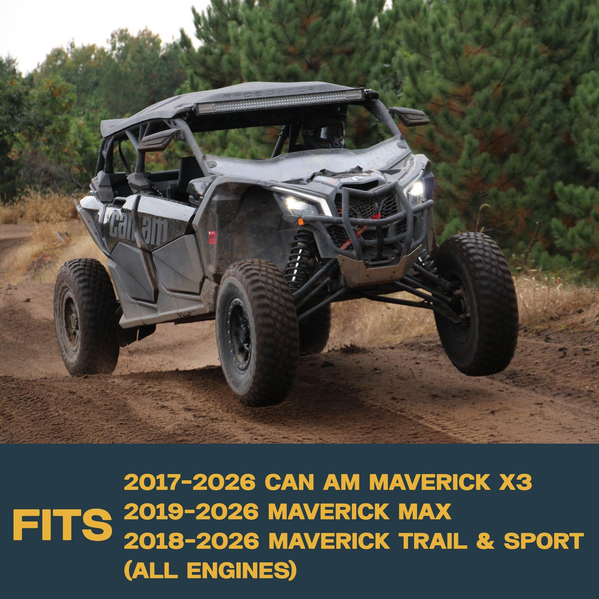 Can-Am Maverick X3/MAX/Sport/Trail 2017-2026 Front & Rear Brass Brake Pad Set Traild