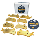 Can-Am Defender MAX HD7 HD8 HD9 HD10 HD11 6x6 & PRO 2017-2026 Front & Rear Brass Brake Pad Set Traild