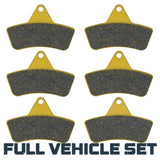 Arctic Cat ATV 250/300/400/454/500 1996-2004 Ceramic Brake Pad Set Traild