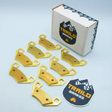 Arctic Cat Prowler 550, 700, 1000, 2011-2017 HDX Brass Brake Pad Set Traild