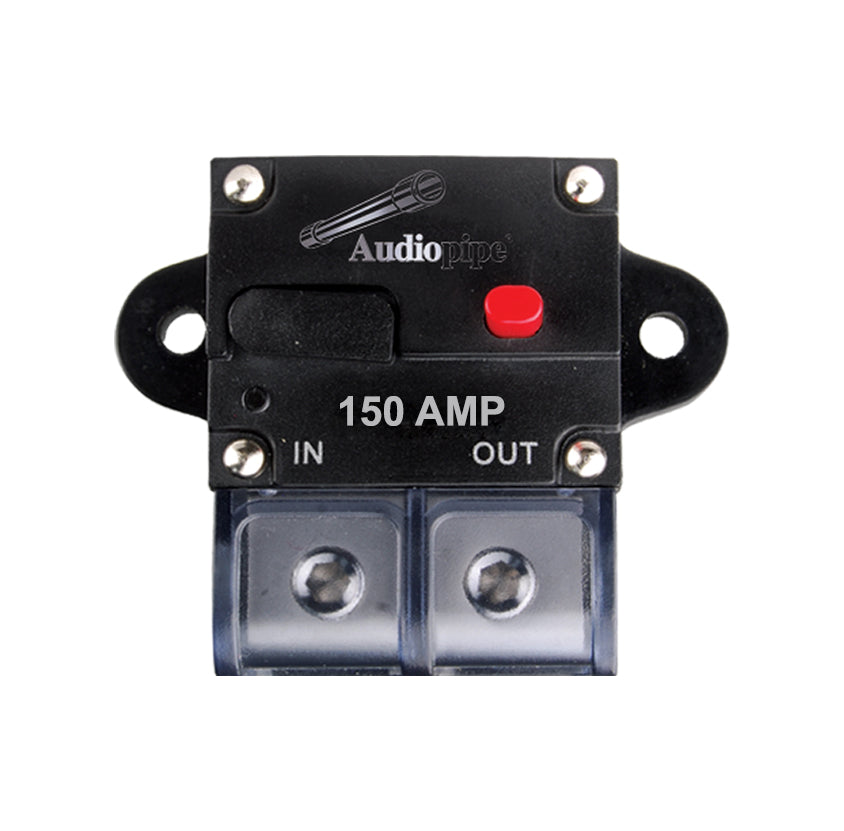 CB-150A Manually Resettable Circuit Breaker Audiopipe