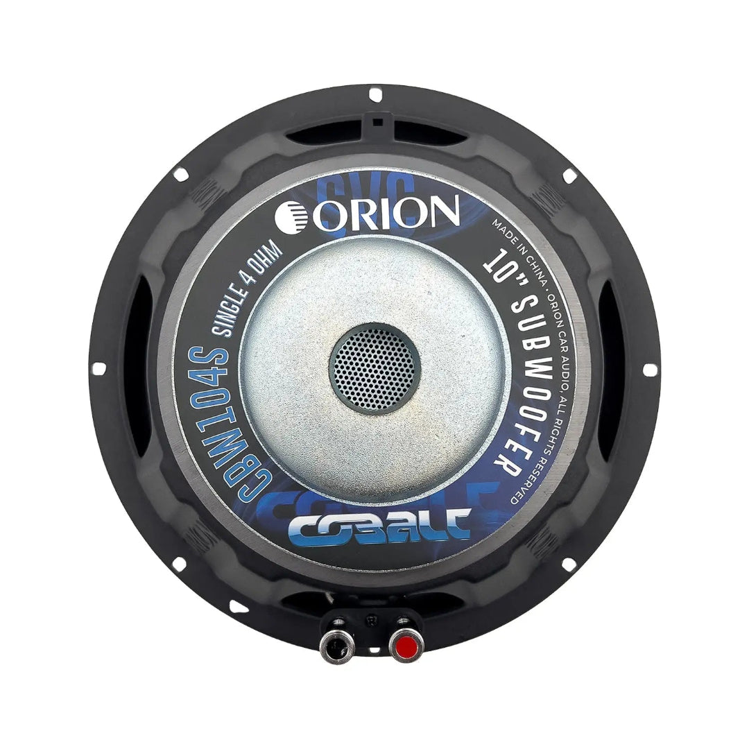 Orion CBW104S 10” Single Voice Coil 4 Ohm Subwoofer | 1200W Max Cobalt Series Bass ORION Orion CBW104S 10” Single Voice Coil 4 Ohm Subwoofer | 1200W Max Cobalt Series Bass Orion CBW104S 10” Single Voice Coil 4 Ohm Subwoofer | 1200W Max Cobalt Series Bass Orion CBW104S 10” Single Voice Coil 4 Ohm Subwoofer | 1200W Max Cobalt Series Bass Orion CBW104S 10” Single Voice Coil 4 Ohm Subwoofer | 1200W Max Cobalt Series Bass