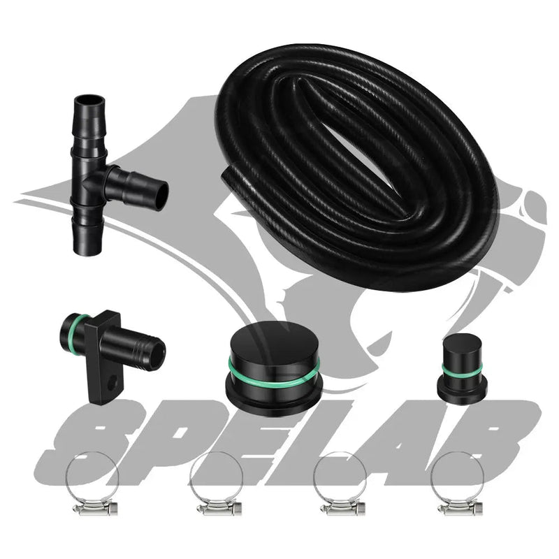 2004-2010 Chevy 6.6L LLY LBZ LMM Duramax CCV Reroute Engine Ventilation Kit | SPELAB SPELAB