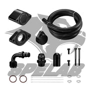 For 2011-2023 Ford 6.7L Powerstroke CCV Reroute Kit Engine Ventilation Kit | SPELAB SPELAB