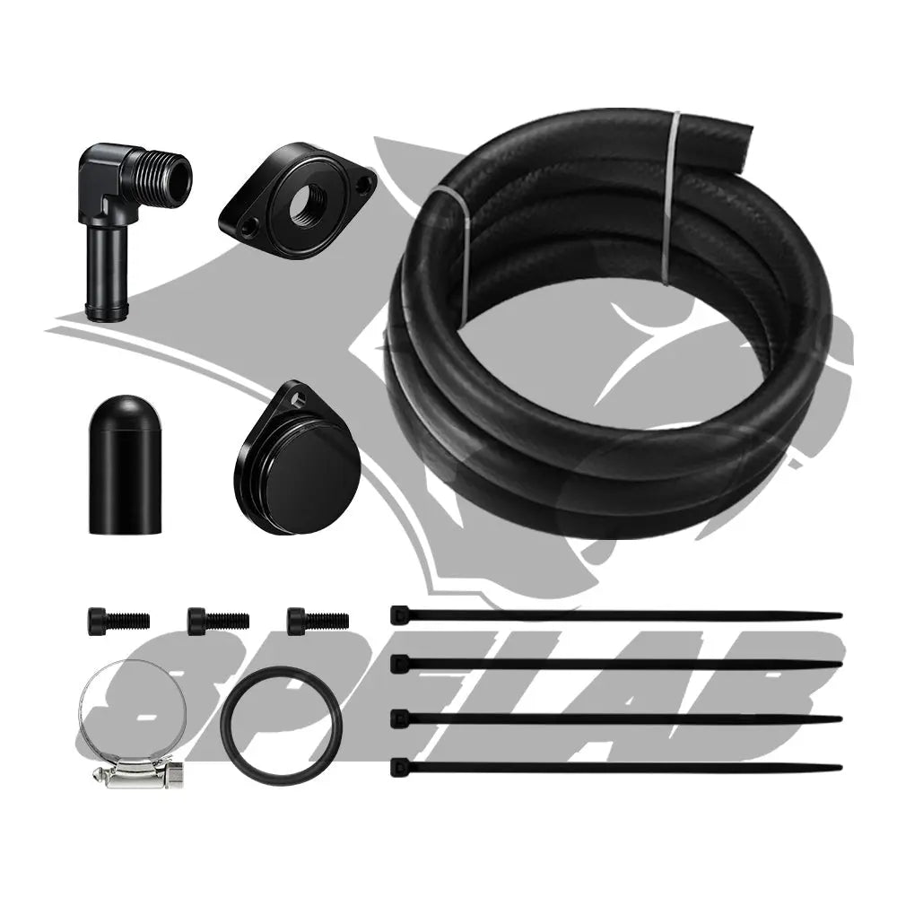 For 2011-2023 Ford 6.7L Powerstroke CCV Reroute Kit Engine Ventilation Kit | SPELAB SPELAB