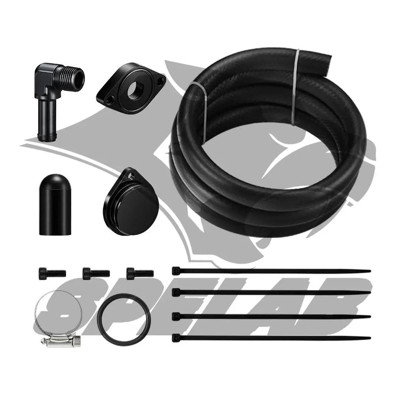 For 2011-2023 Ford 6.7L Powerstroke CCV Reroute Kit Engine Ventilation Kit | SPELAB SPELAB